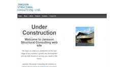 Desktop Screenshot of janssonstructural.com